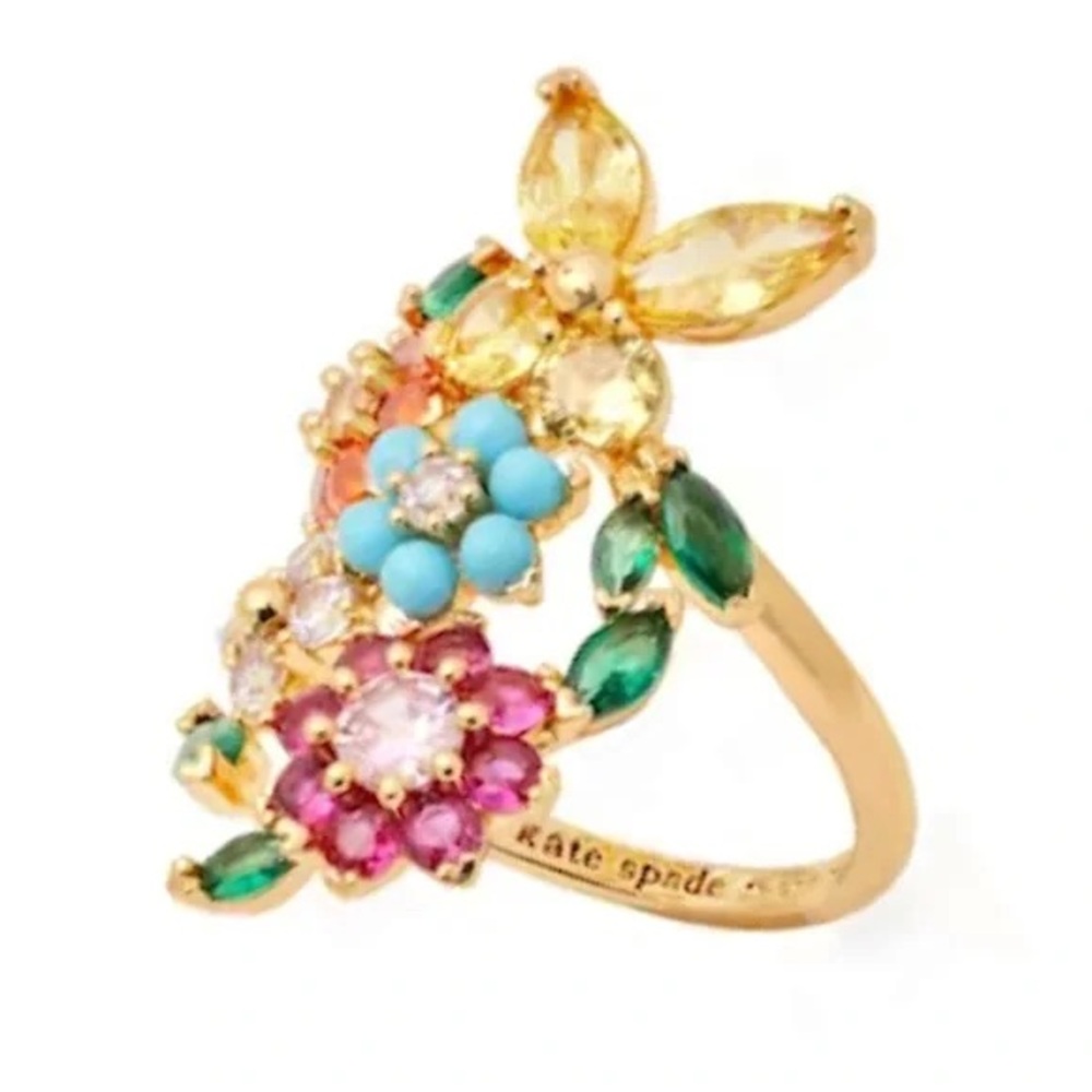 Kate Spade Vibrant Floral Cluster Ring - Picture 4 of 8